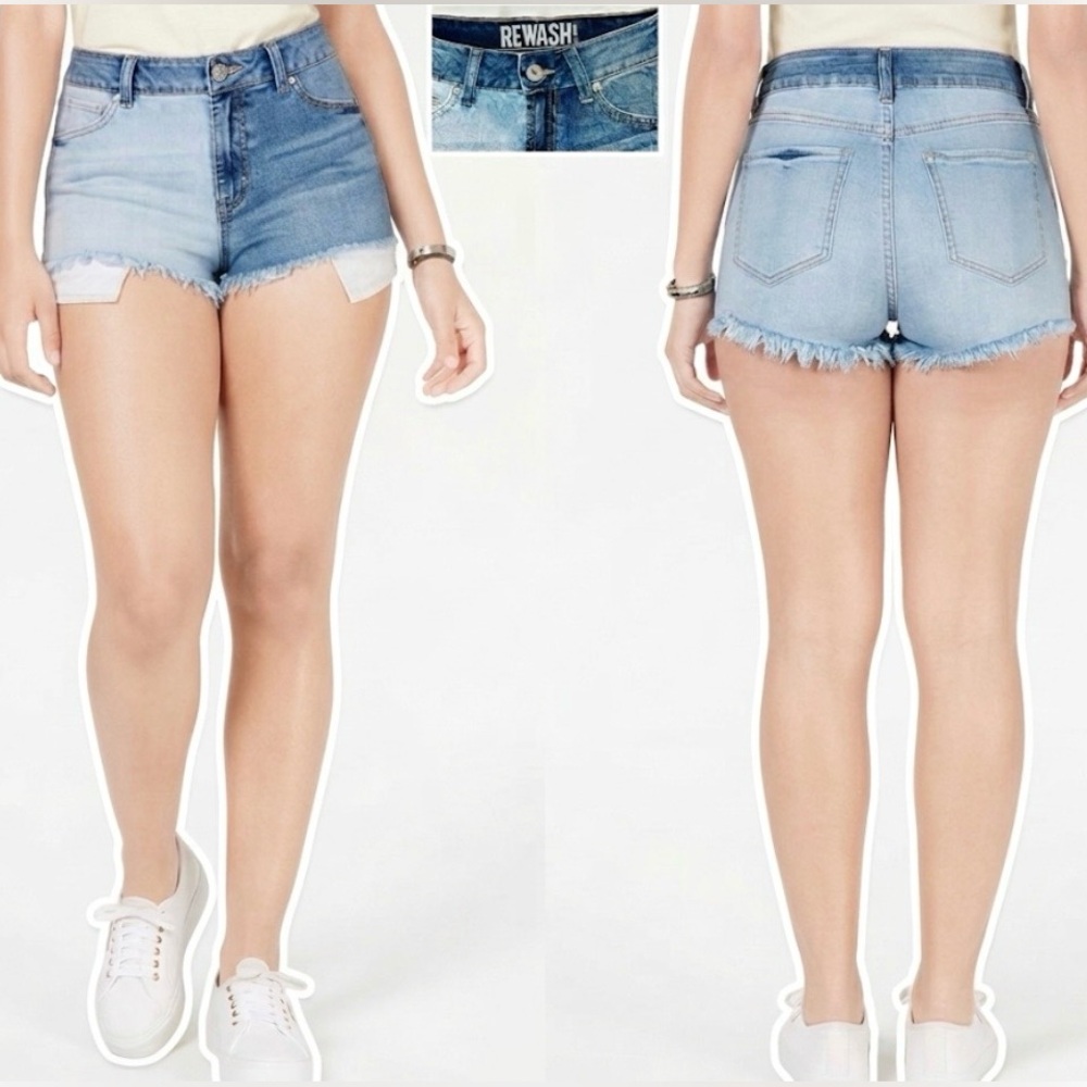 $7 sale Rewash Denim High rise shorts sizes in stock 1/25w, or 5/27w